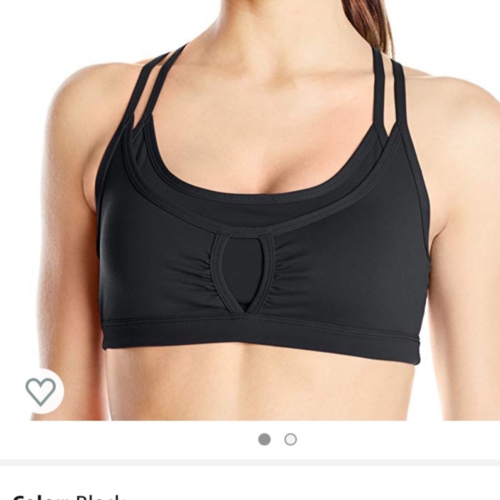 Prana Soleil bra top black size small